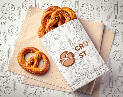 Crust – Bakery Branding & Identity Design animation bakery branding graphic design logo motion graphics print product visualidentity
