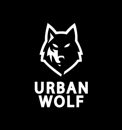 Wolf branding graphic design logo