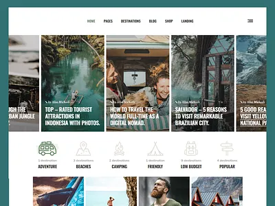 Travel Magazine Design- Webyking travel magazine design ui webdevelopment