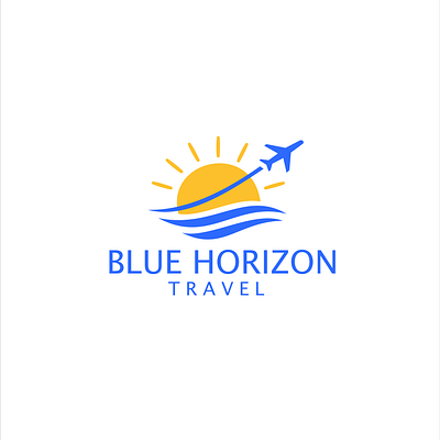 Travel branding graphic design logo