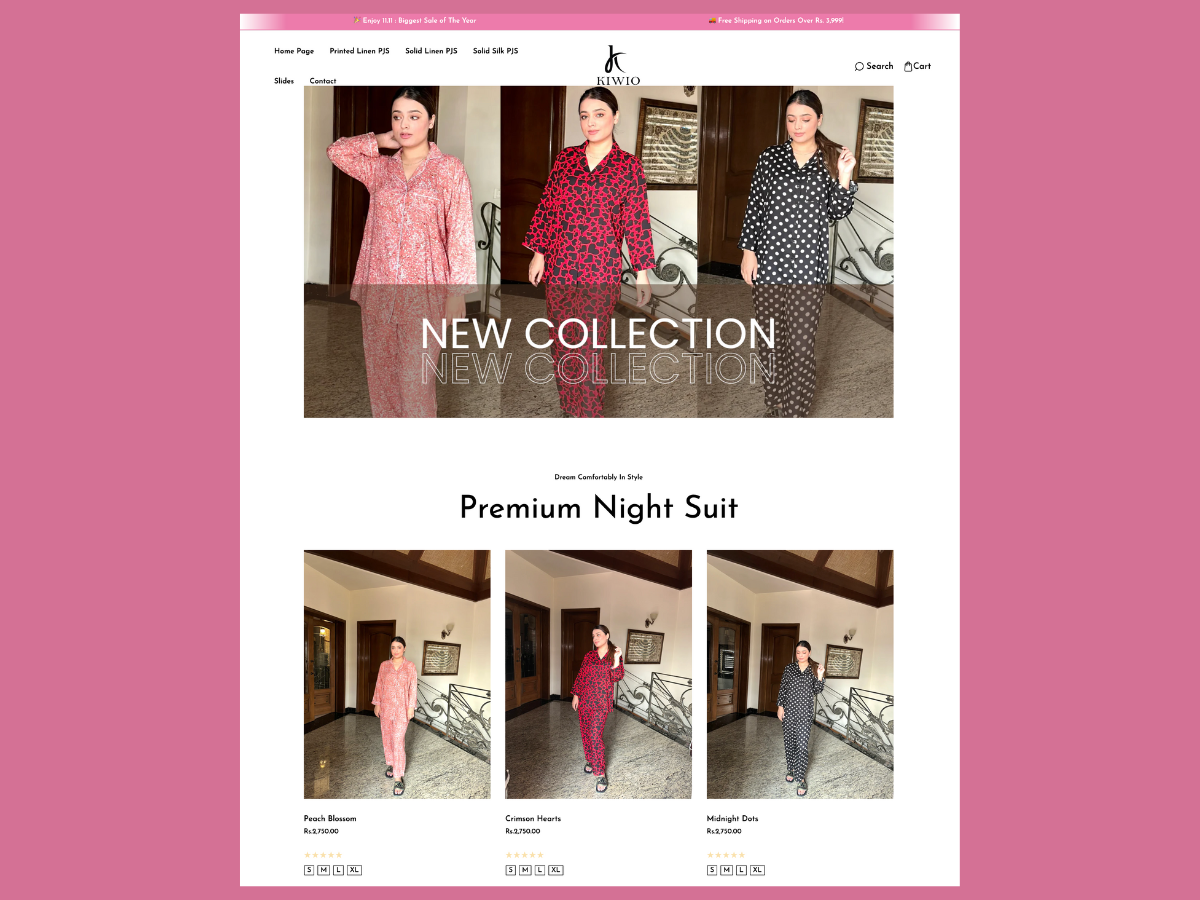 Example of Web Design + Development