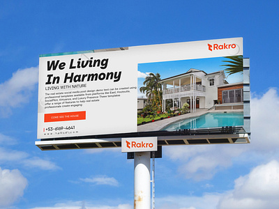 Rakro – Living in Harmony Branding Visual Design advertising banner brand design brand designer brand identity branding case study design graphic design inspiration logo logo design marketing poster property real estate visual identity visumind visumind creative