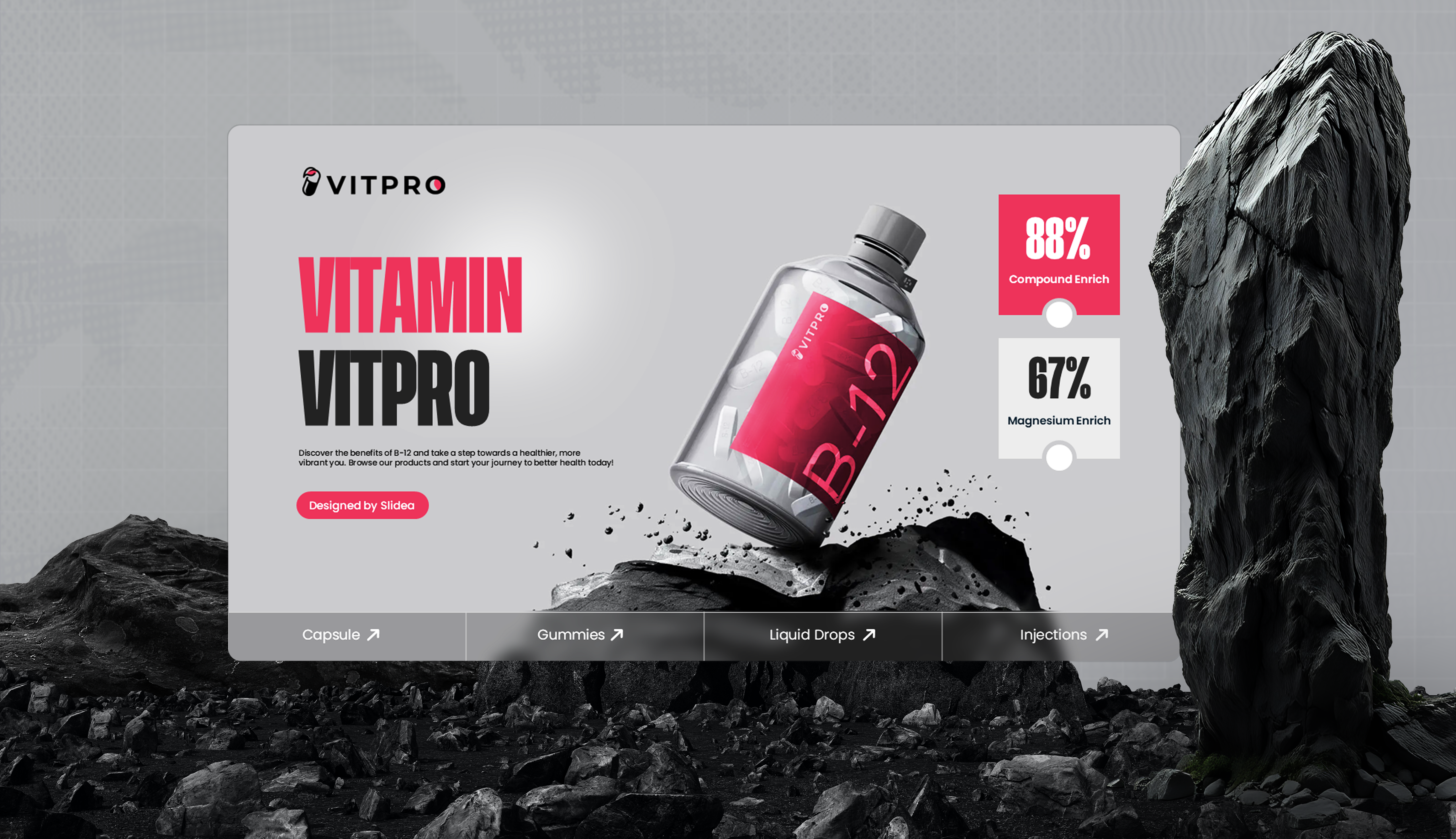 PowerPoint Presentation Design | Investor Pitch Deck | Vitpro branding deck design graphic design investor pitch powerpoint ppt presentation presentationdesign slides template typography ui