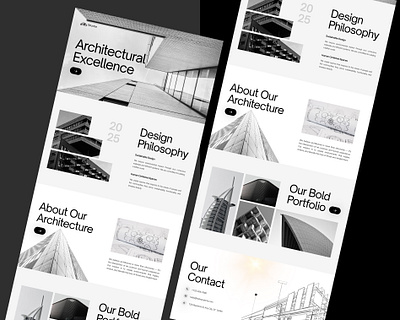 Architectural Website UI/UX Design architectural home website new website uiux website