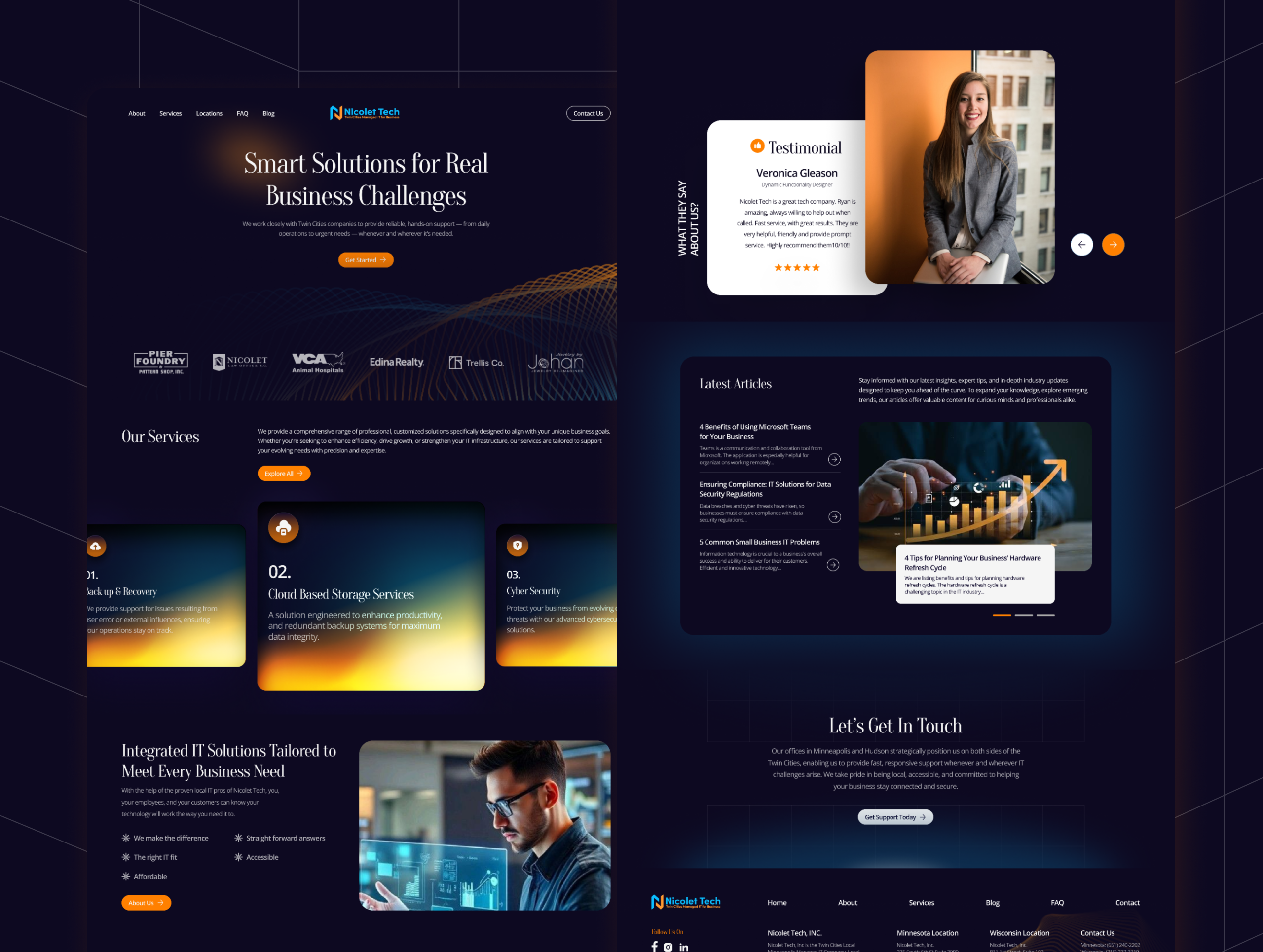 Tech Website Redesign