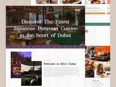 Ikka – Full Homepage & Pages creative web design design exploration digital experience homepage design landing page luxury design modern web design responsive design restaurant website ui design ux design ux ui design web design website redesign website ui