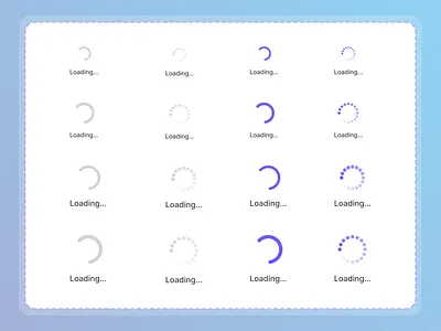 Loading indicator - Lumin UI designsystem graphic design indicatorui loading loading indicator loadingui throbber ui uiux ux