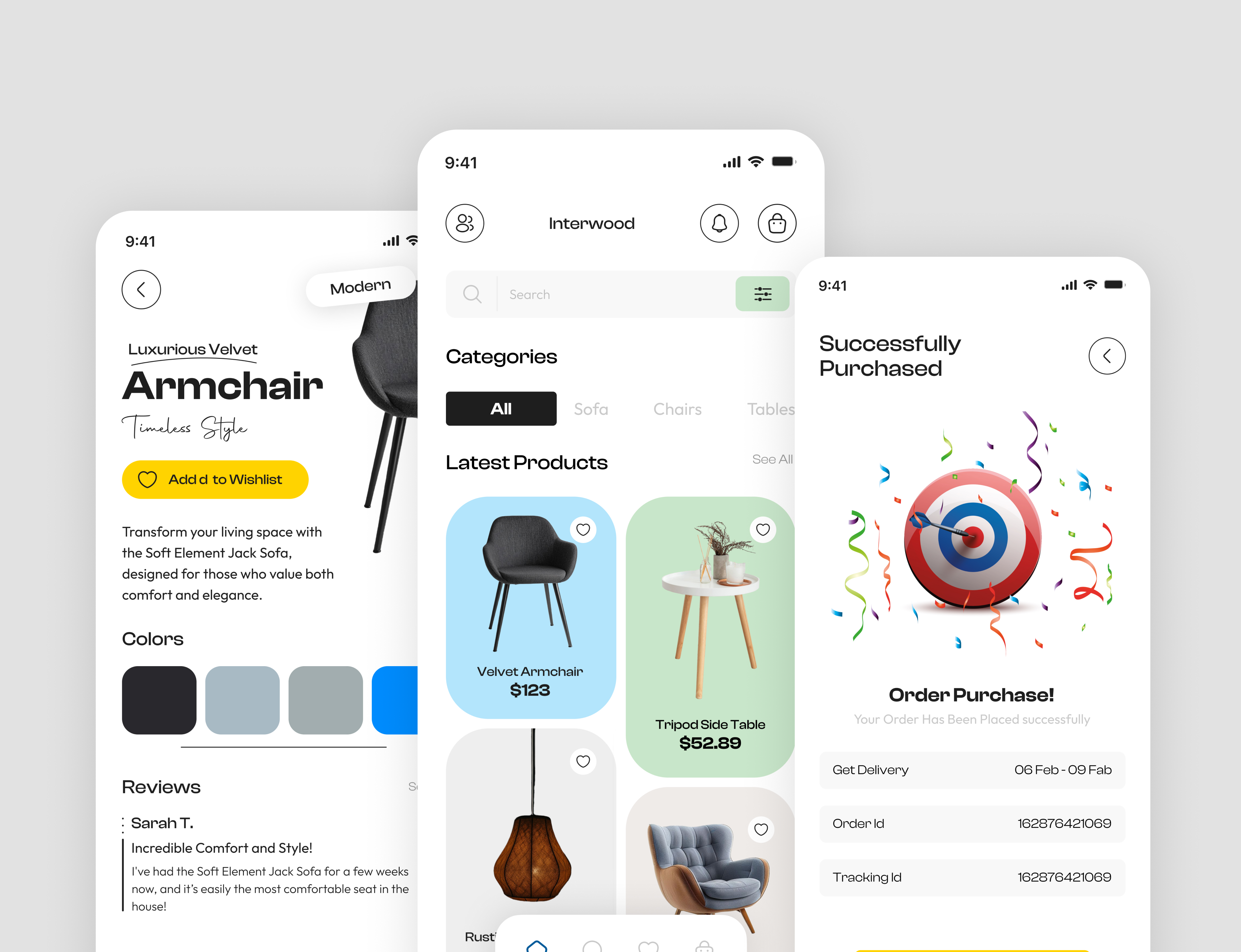 Example of Mobile App UI/UX Design & Full Prototype