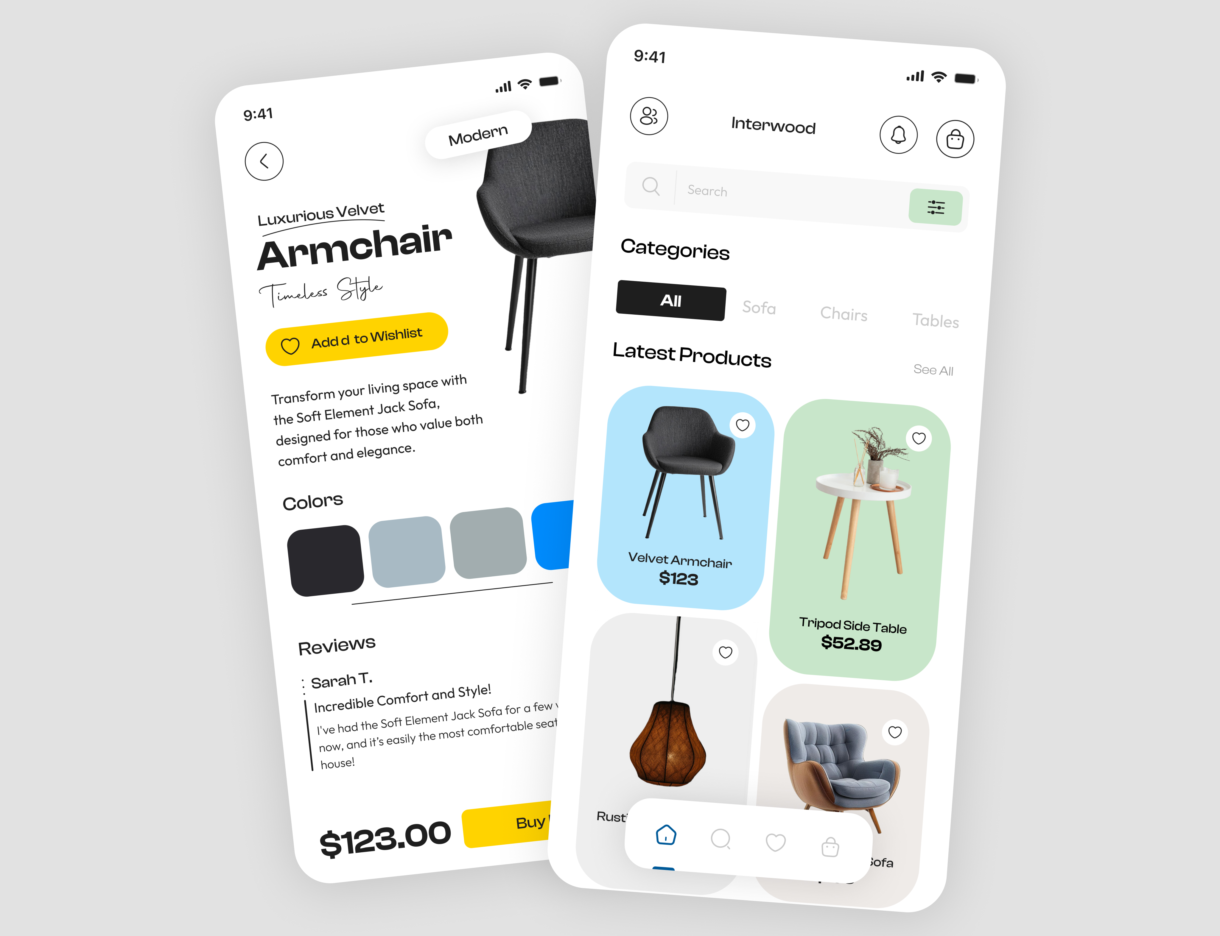 Example of Mobile App UI/UX Design & Full Prototype