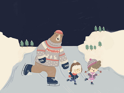 Christmas children's book animation character characterdesign childrensbookillustration comic design illustration