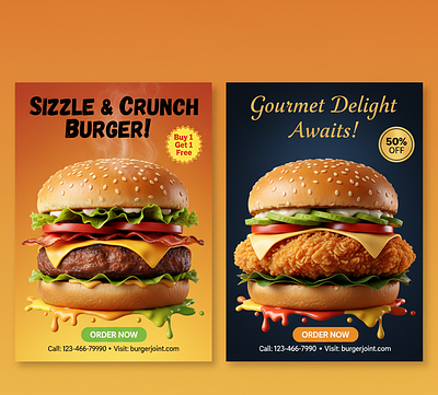 “Where taste meets design 🌟🍽️” branding design flyer food poster graphic design illustration logo post design poster poster design typography vector