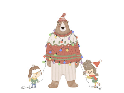 christmas book children's illustration animation character characterdesign childrensbookillustration comic design illustration