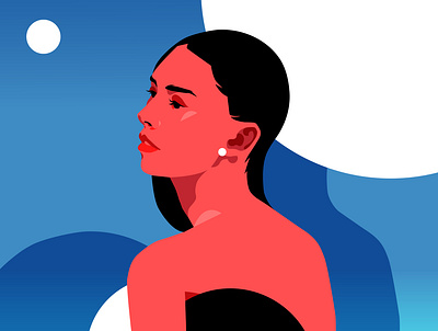 Beautifull day abstract book cover commercial commercial illustration composition cover daily illustration design editorail editorail illustration illustration laconic minimal portrait poster potrait illustration print splash art woamn illustration woman