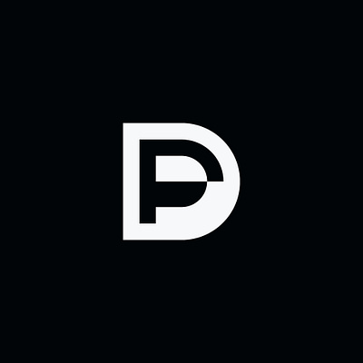 DP_letter_logo brandiderntity branding brandmark dp logo graphic design illustrator initial letter logo logo