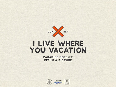 I Live Where You Vacation Brand Design brand design brand identity branding branding design documentary hand drawn hand lettering identity design logo logo design logo designer logodesign minimal movie retro sans serif simple typography vintage visual identity