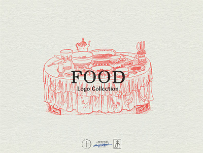 Food Logo Collection - Coric Design bakery brand design brand identity branding branding design food hand drawn illustration logo logo collection logo design logo designer logodesign logofolio logos portfolio restaurant retro vintage visual identity