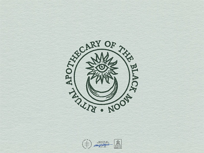 Serpent Cult Emblem Logo apothecary brand design brand identity branding branding design dark esoteric eye hand drawn identity design illustration logo logo design magic medieval moon occult sun vintage visual identity