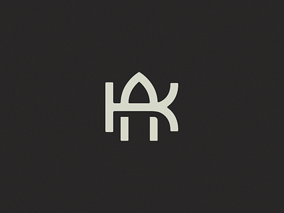AK Monogram Logo a ak branding graphic design k lettering logo minimal monogram personal simple