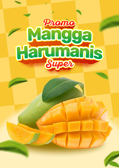 Mango promo flyer font graphic design handwriting promo