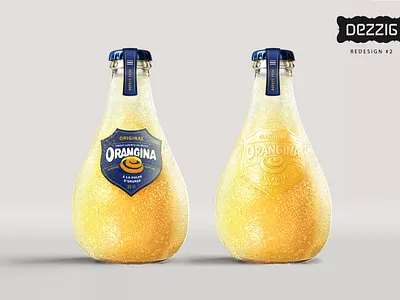 Orangina redesign branding design identity packaging rebranding