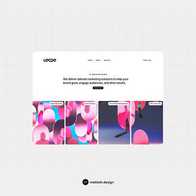 Hero section concept design hero section ui ux uxui