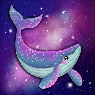 "Lost in Cosmic Waves" Illustration app branding design graphic design illustration logo typography ui ux vector