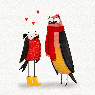 "TweetHearts" Illustration app branding design graphic design illustration logo typography ui ux vector