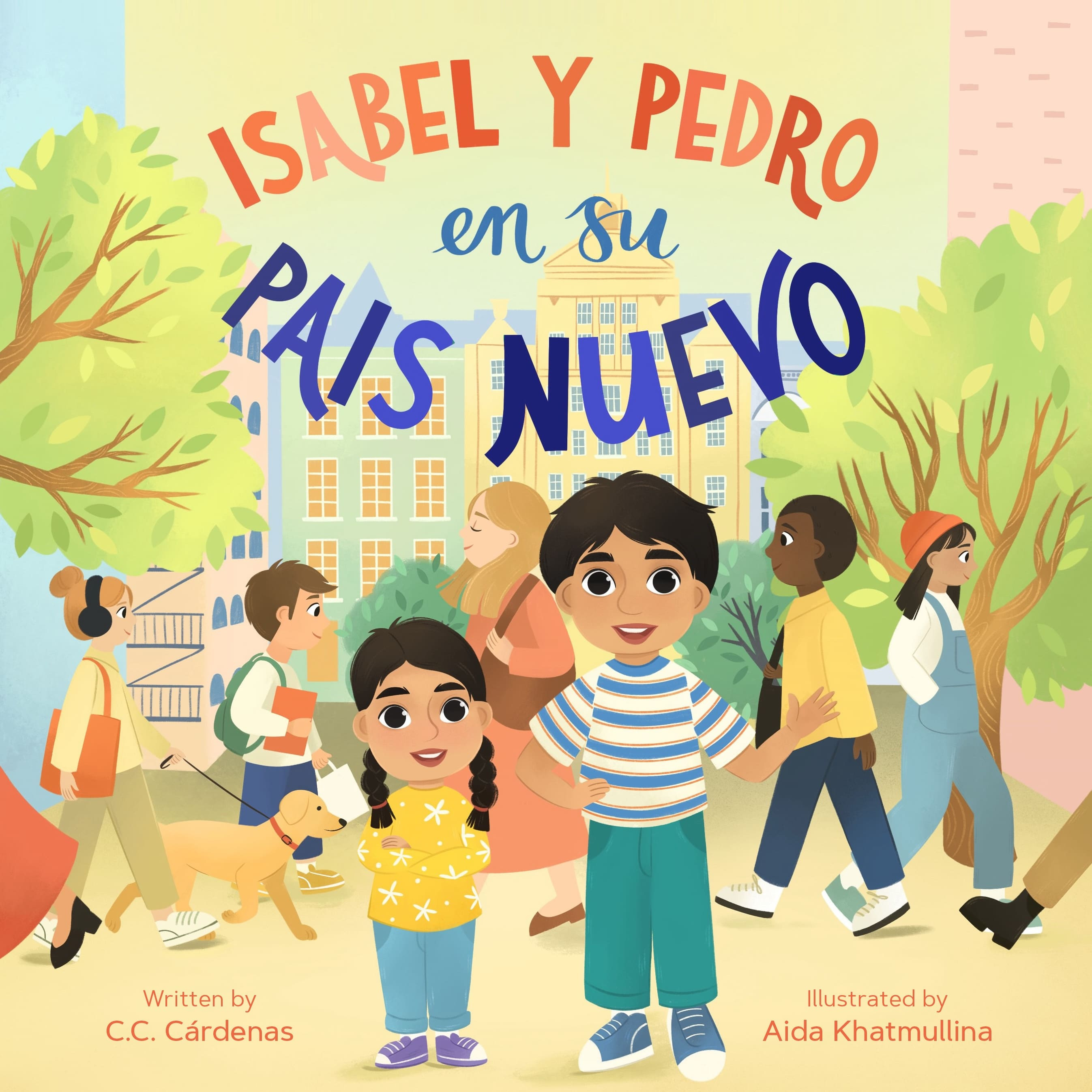 Isabel y Pedro en su País Nuevo book illustration bookcover character children children book illustration childrensbook coverillustration kidlitart