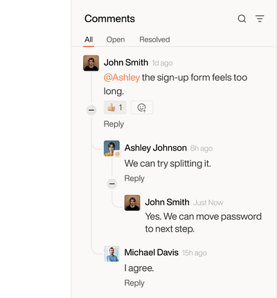Comments comment design figma freelance product design product designer saas saas design ui ui design uiux uiux design user experience user interface ux ux design uxui web app web app design