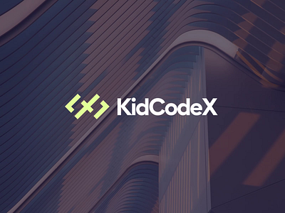 Online Learning Platform for Kids Logo - KidCodeX animation app blockchain branding coding crypto editing icon kids learning logo marketing nft play tech technology token video