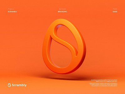 Scrambly — Gamified Platform Brand Identity agency brand identity b2b saas brand icons brand identity branding package guide branding website crash game digital character game ui gamification dashboard graphic assets igaming platform logo logo identity mascot mascot logo mobile game ui modern brand identity online platform ui ux
