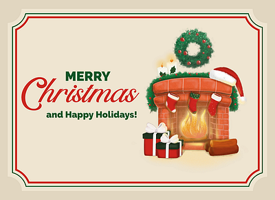 "Cozy Winter" Holiday Postcards app branding design graphic design illustration logo typography ui ux vector