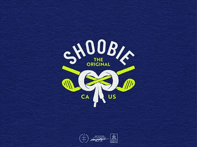 Shoobie Secondary Logo bow brand design brand identity branding branding design golf golfer golfing hand drawn identity design illustration lettering logo logo design logo designer logodesign neon retro vintage visual identity