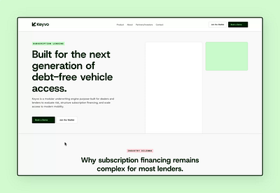 Keyvo Website app design framer heyo keyvo landing page ui ux web website