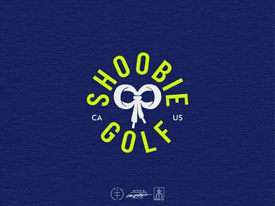 Shoobie Badge Logo bow brand design brand identity branding branding design clean golf golfing hand drawn identity design illustration logo logo design minimal minimalist modern neon sports vintage visual identity