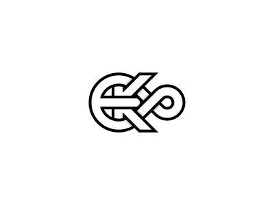 Ke Ek Infinity Logo Design graphic design logo symbol