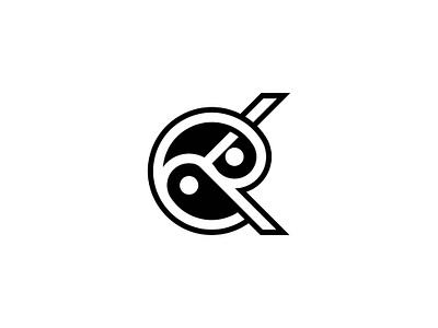 Ke Ek Yin Yang Logo abstract graphic design logo