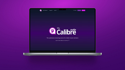 My Calibre branding responsive ui ux web development