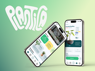 Plantica UI & UX plant care mobile app ecommerce flower garden green mobile app mobile ui nature onboarding plant plant app plant shop planting product product design sales scan shopping smart plant care ui ux design