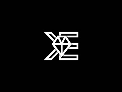Ke Ek Diamond Logo graphic design jewelry logo