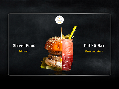 Web design for a street food webshop design e commerce food graphic design product page restaurant ui web design webshop