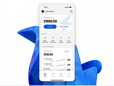 Bill Payment App - Exploration ui