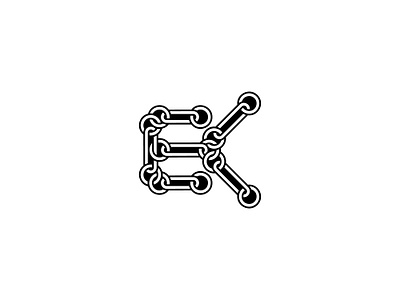 Ke Ek Chain Logo logo unique chain logo