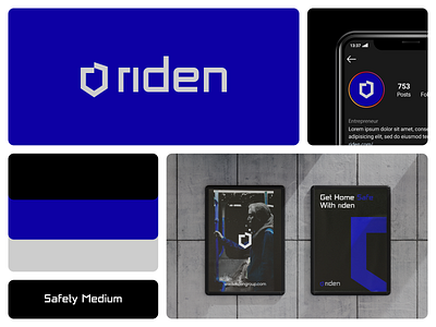 Riden - Bus Branding bento grids bentogrid brand guidelines brand identity brand strategy branding graphic design logo logo design logotype logotype design visual branding visual identity
