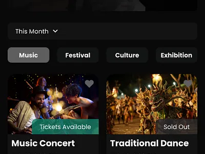 Day 70 – Event Listing | Daily UI Challenge daily daily ui dailyui design ui uichallenge