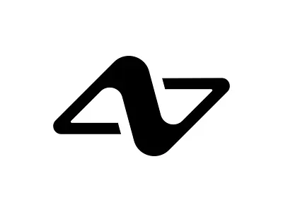 AV ai agent logo av av logo blockchain branding crypto crypto logo design logo minimalism modern logo monochrome logo simple web3 logo