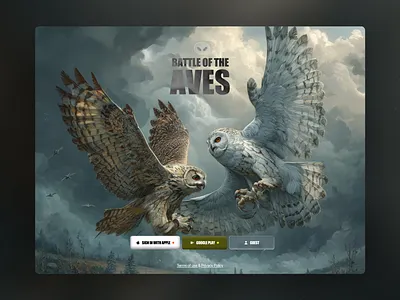 Game Login Screen crypto design fun game gaming ui ux web3