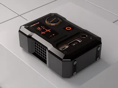 Walkman Pulse - Modular Device Concept 3d 3d modeling 3d product visualization 3d rendering 3d visualization animation blender cgi concept design illustration ui