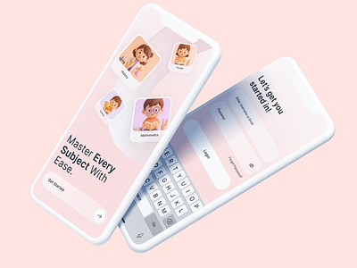 Smarter Learning Made Simple App appshowcase figmadesign learningapp mobileappdesign productdesign uidesign uiux uxdesign