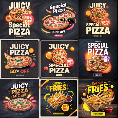 “Design that makes your taste buds tingle 🍕🎨” branding design food menu food post food poster graphic design illustration logo poster poster design typography vector